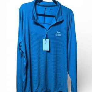 Nike Dri-Fit Teal Quarter-Zip Top